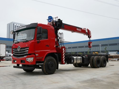 東風暢行D3后雙橋新飛工12噸四節直臂吊機隨車吊