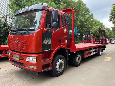 解放J6L牌前四后四平板運輸車