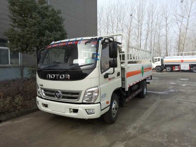 福田奧鈴藍牌4.1米氣瓶運輸車